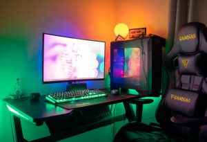 un bureau de gamer